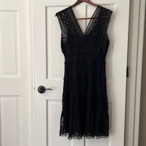 Black cocktail dress, brand Max Studio, size large